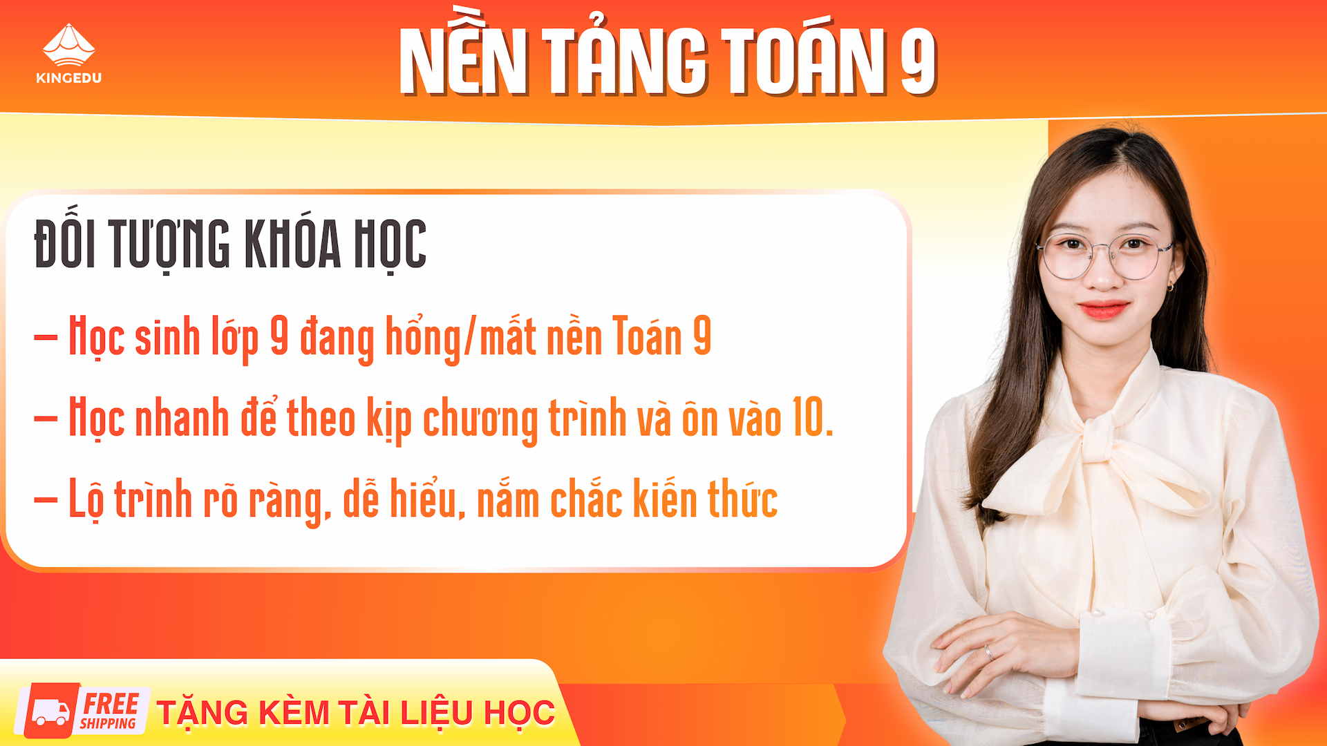 Khóa Học - Nền Tảng Toán 9